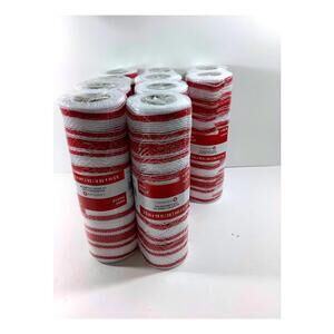 Celebrations Red & White Mesh Roll - 9.5" x 19" (Set of 10)